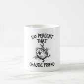 Tasse Classique : Petit Déjeuner Café Chick Joyeus (Centre)