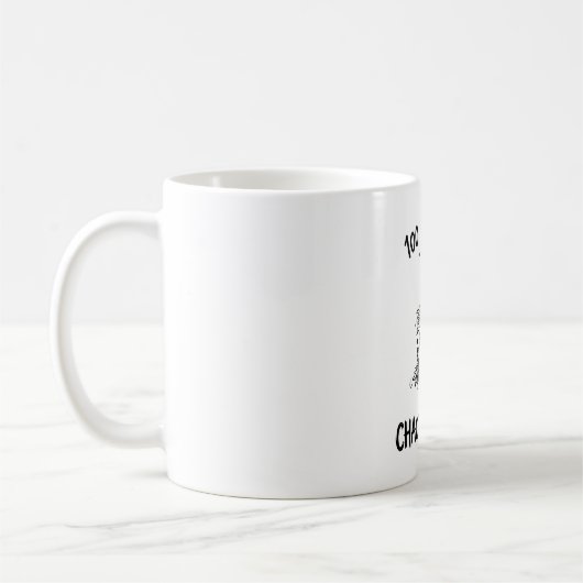 Tasse Classique : Petit Déjeuner Café Chick Joyeus (Gauche)