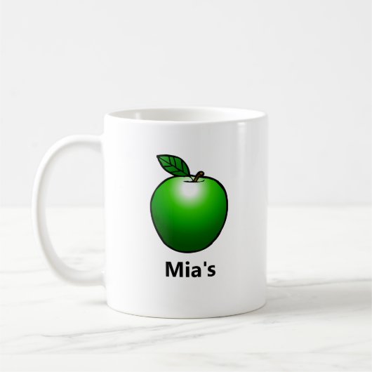 Tasse classique Pomme Verte (Gauche)