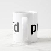 tasse classique pushwood (Dos)
