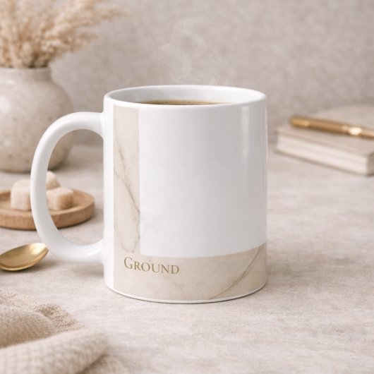Tasse classique Quiet Marble Ground, 11 oz