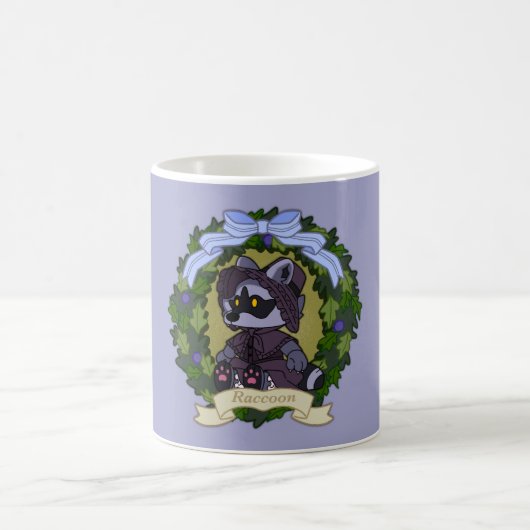 Tasse classique raton laveur, 11 oz (Centre)