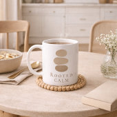 Tasse classique Rooted Calm Pebbles, 11 oz