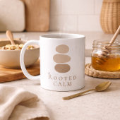 Tasse classique Rooted Calm Pebbles, 11 oz