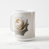 Tasse Classique Rose Blanche (Devant gauche)