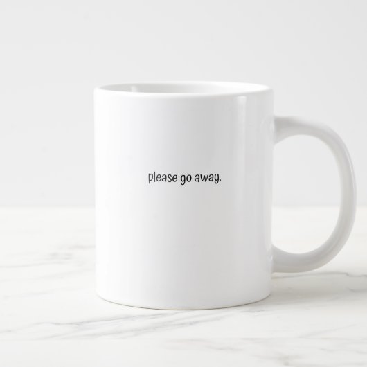 Tasse Classique - S'il vous plaît partez. (Droite)