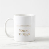 Tasse Classique Simple Nordic Thread, 11 oz (Gauche)