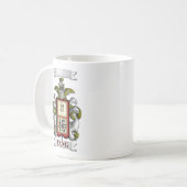Tasse Classique Yang Nom de Famille Et Blason (Devant gauche)