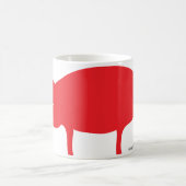 Tasse Cochon Rouge Rouge (Centre)