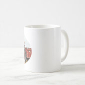 Tasse cochon sur tracteur (Devant droit)