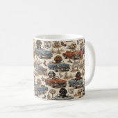 Tasse Cockapoo Route 66 Rétro (Devant droit)