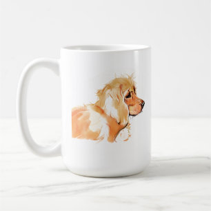 Tasse Cocker Spaniel, Maman de Chien Café Aquarell