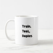 Tasse Code Café Répéter – Drôle développeur de log (Gauche)