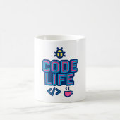 Tasse CODE LIFE – Pour les programmeurs qui débugu (Centre)