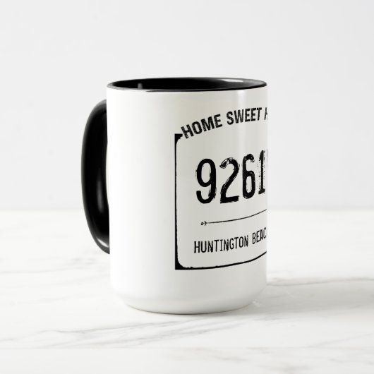 Tasse Code Postal Maison Douce Ferme (Devant gauche)