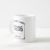 Tasse Code Postal Maison Douce Ferme (Devant gauche)