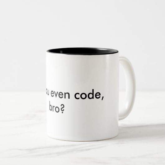 Tasse - codez-vous même, bro ? (Devant droit)