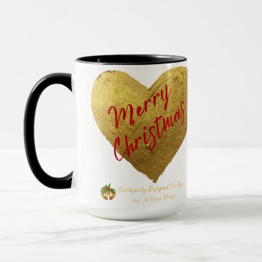 Tasse coeur de Noël Jevays Combo (Gauche)