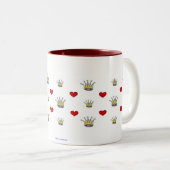 tasse - coeurs et couronnes (Devant droit)
