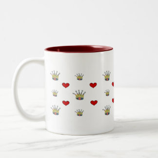 tasse - coeurs et couronnes