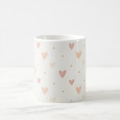 Tasse Cœurs Roses Minimalistes (Centre)