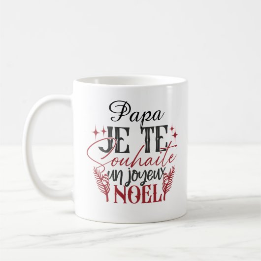 Tasse Cofee Mug Noël (Gauche)