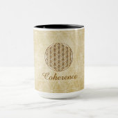 Tasse "Cohérence" Fleur de Vie (Centre)