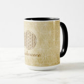 Tasse "Cohérence" Fleur de Vie (Devant droit)