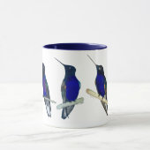Tasse Colibris Couronne Velours-Violet (Centre)