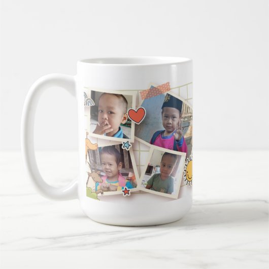 Tasse Collage Photo (Gauche)
