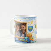 Tasse Collage Photo de Célébration de l'Oncle Heur (Devant gauche)