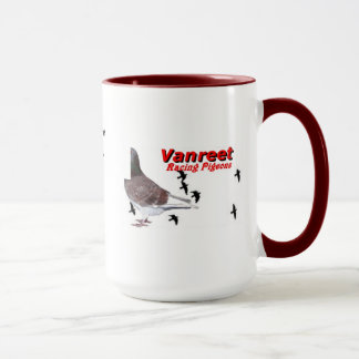 Tasse collectable de pigeon d'emballage de Vanreet