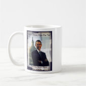 Tasse collectable du jour d'inauguration d'Obama (Gauche)