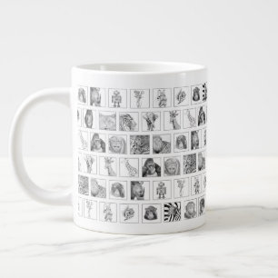 Tasse Collection Animaux au Crayon - Carreaux Hori