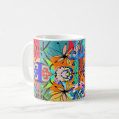 Tasse colorée de bonheur (Devant gauche)