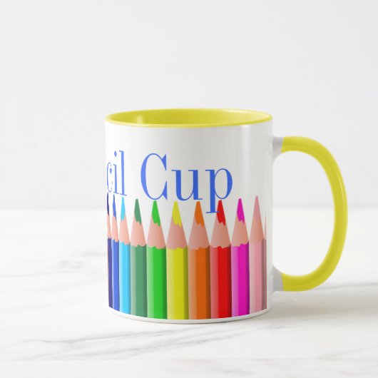Tasse colorée de crayon (Droite)