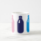 Tasse colorée de lait (Centre)