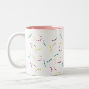Tasse colorée de mèche