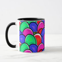 Tasse colorée de Pâques