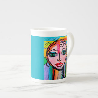 tasse colorée de porcelaine de 10 onces