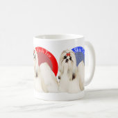 Tasse colorée de Shih Tzu (Devant droit)