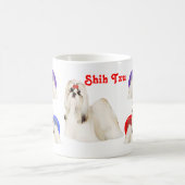 Tasse colorée de Shih Tzu (Centre)