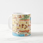 Tasse colorée de Split Croatie (Devant gauche)
