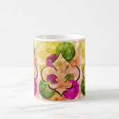 Tasse colorée Fleur-de-Lis (Centre)