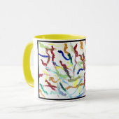 Tasse colorée lumineuse, utilisant des (Devant gauche)