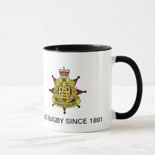 Tasse colorée par rugby de HAC