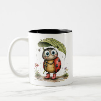 Tasse Colorée Vintage Coccinelle Mug Tasse à Café