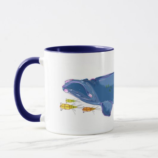 Tasse combinée de 11oz "de baleine droite (Gauche)