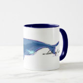 Tasse combinée de 11oz "de baleine droite (Devant droit)