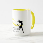 Tasse combinée de conscience d'endométriose (Devant droit)